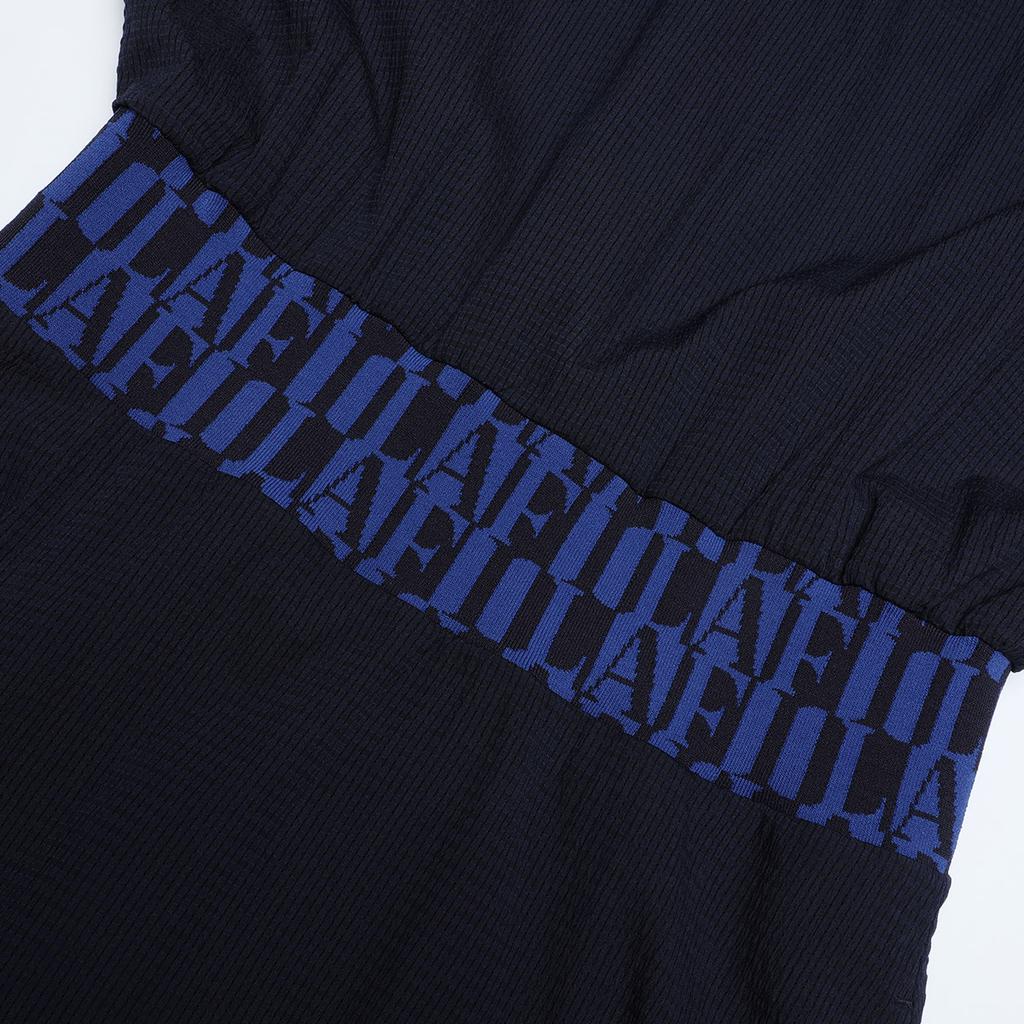 Fila Casual Fashion Woven Commuter Waist-Defining Sleeveless Dress Women Dresses Legendary-Blue F11W334311F-NV