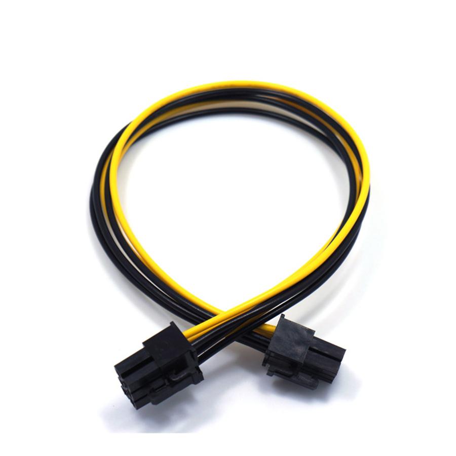 DIY Power Cable PCI-E PCI Express 6P Male to 6Pin Male Graphics Video Card 10pc
