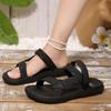 2026  Summer Flat Women's Shoes Comfortable Slip-on Beach Sandals Outdoor Lightweight Casual Slippers Plus Size Women Sandals