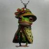 Fun Acrylic Dragon Car Rearview Mirror Hanging Decoration Keychain Pendant For Stylish Flair