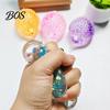 Anxiety Relief Toy Mini Hedgehog Squeeze with Glitter, Soft Stretchy Clear Rabbit Sensory Fidget Toy, Sugar Stress Ball Slow Rebound