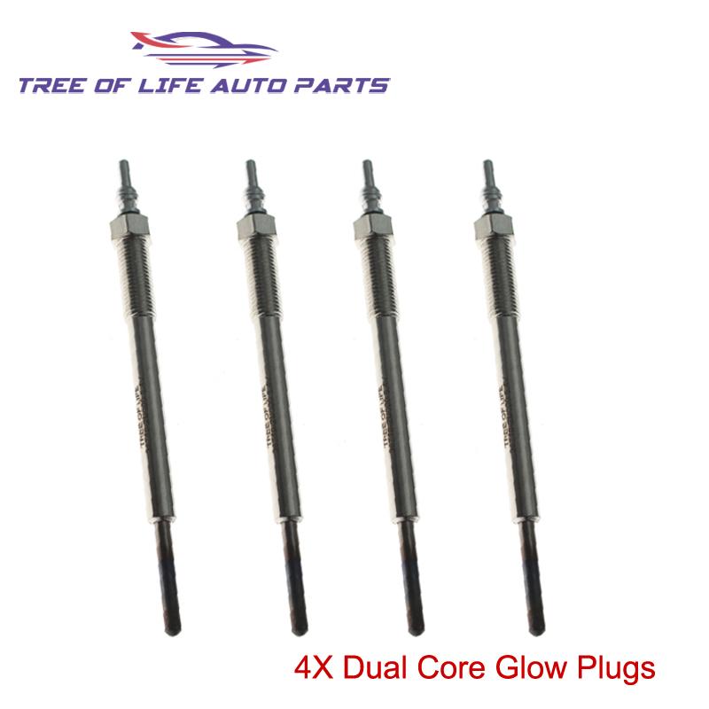 

4X Свечи накаливания 5.4V 36710-2U000 Для Hyundai Tuscon Kona i30 III i40 I 1.6 CRDi 2017 2018 + Двухъядерные 367102U000 4 PCS