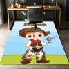 Benutzerdefinierter Name LNTB002260915X1005==Cowboy-bedruckter Teppich, Teppich für Bürostuhl Wohnzimmer Schlafzimmer Küchenraum Dekoration Geschenke.