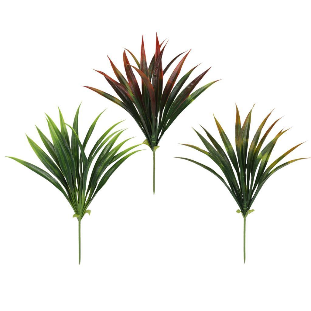 Artificial Grass Plant Faux Greenery Plant Planters Decor Home Decor with Ground