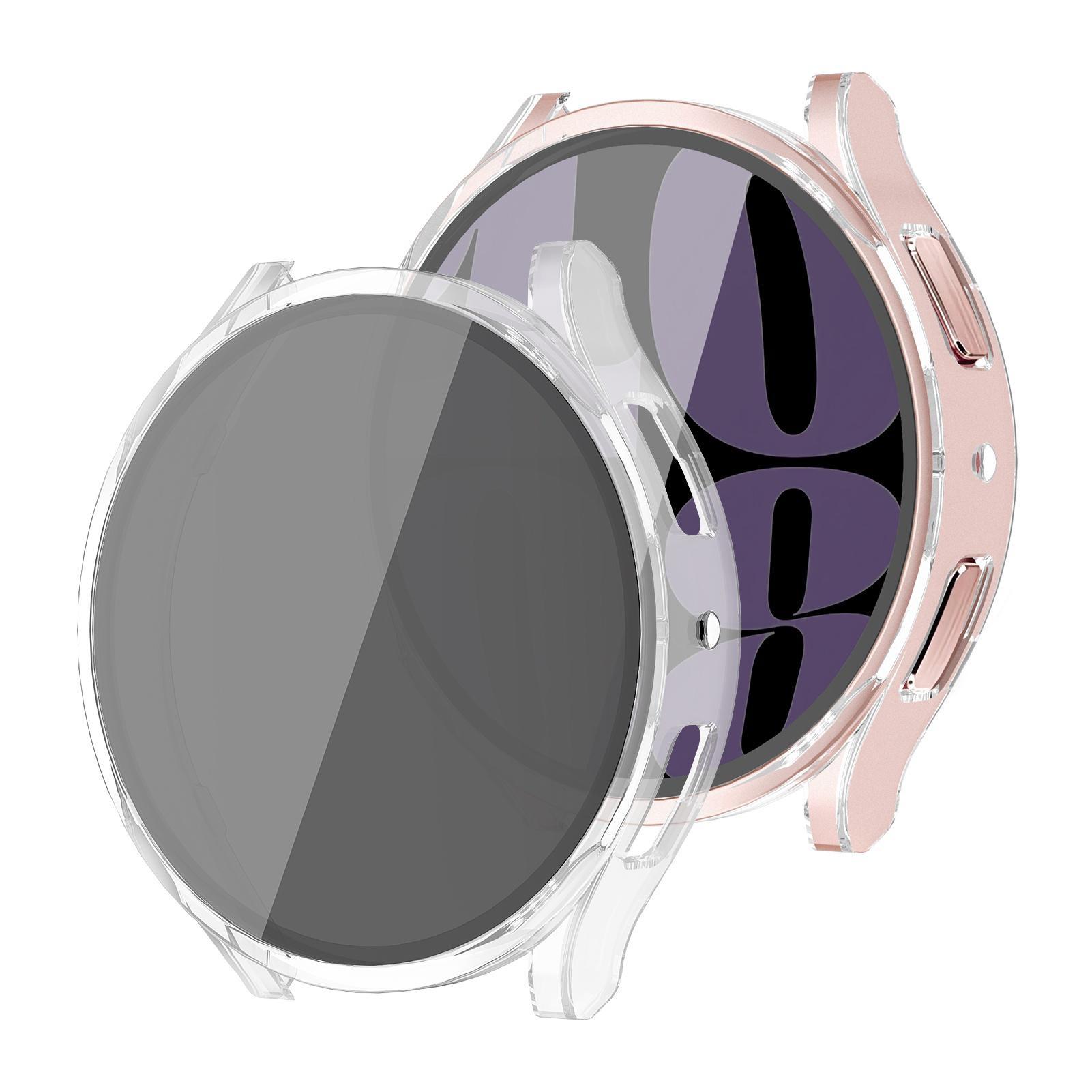 

Чехол для Samsung Galaxy Watch 6 Защитная пленка для экрана 40 мм 44 мм Конфиденциальность HD Закаленное стекло Жесткий бампер для Samsung Watch 6 Аксессуары для чехлов Galaxy watch 6 44mm чистый