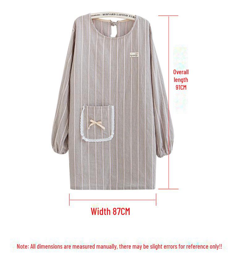 Fasjonabelt smussavvisende kjøkkenforkle for kvinner og menn - Inkluderer ermer, reversibel design