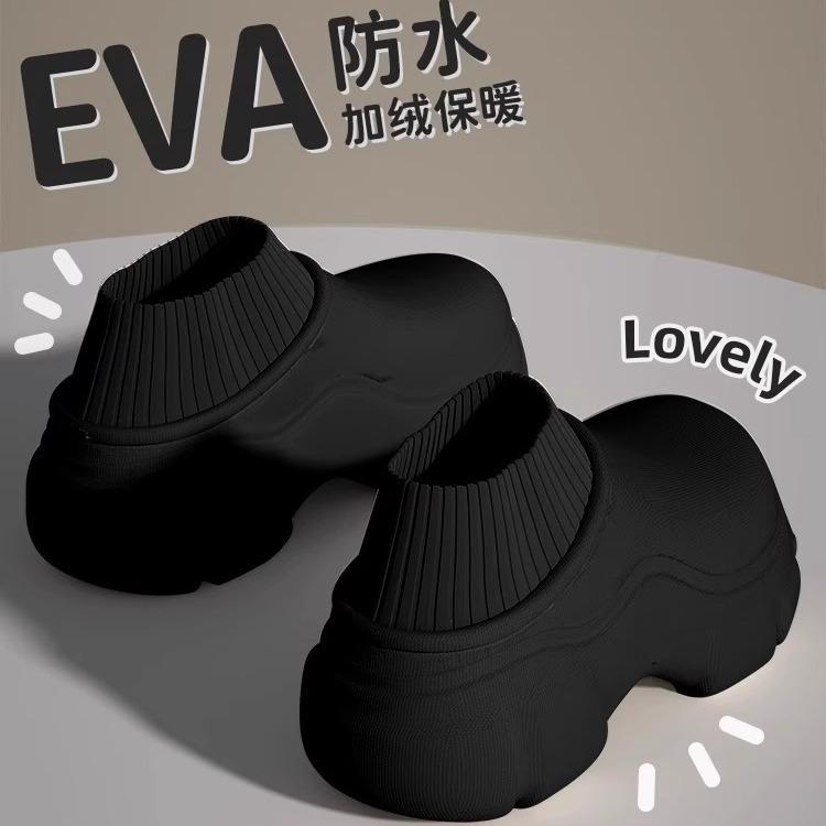 Outer Wear Bundle Bag Heel Fleece Thickened Cotton Shoes, New Home Daily Versatile Cotton Shoes In Autumn and Winter 2025