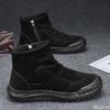 Casual Comfortable Fashionable High Top Boots Autumn New Breathable Workwear Shoes Trendy  Versatile Anti Slip Safety Shoes