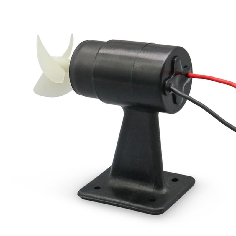 Strong Plastic Remote Control Boat Motor Underwater Propeller System High Efficiency Quiet Running Design for Boats