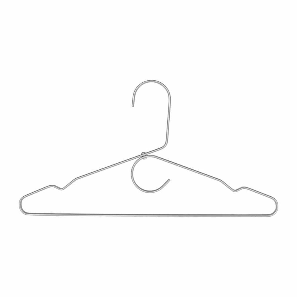 Dulton Aluminum Set of Beautiful Shape in Your Clothes Height Width Thickness Hangers, 3, Hand, Lightweight, Hotel-Like Hangers, 21.8cm, 41.2cm, 1cm,
