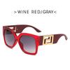Sunglasses Men Women Vintage Oversize Trendy Square Gradient Shades Sun Glasses  Luxury  Design Fashion UV400 Eyewear