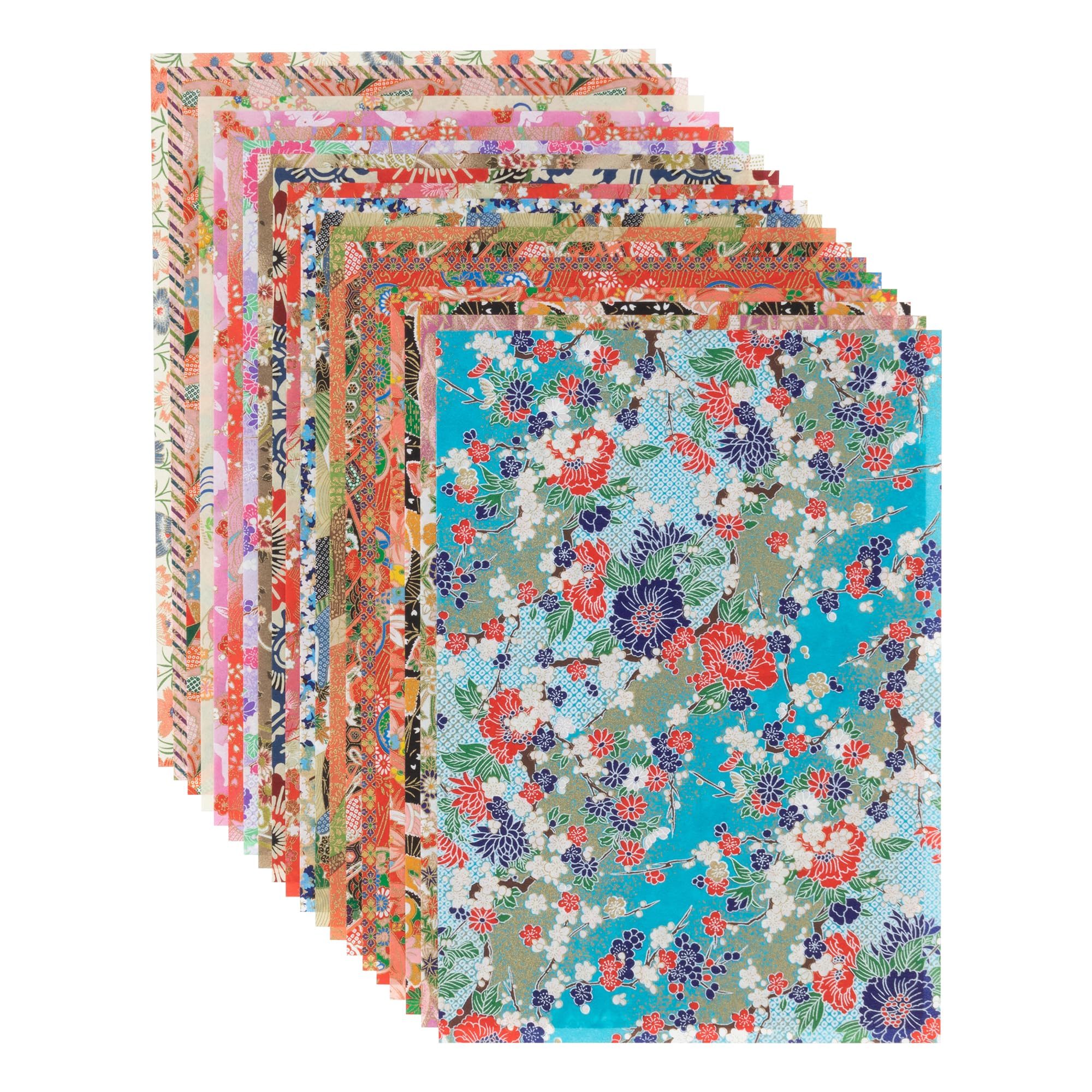 

Kawasumi Washi Chiyogami Yuzen Washi B4 Size x 20 Sheets Type B Approx. 25.7 36.4cm