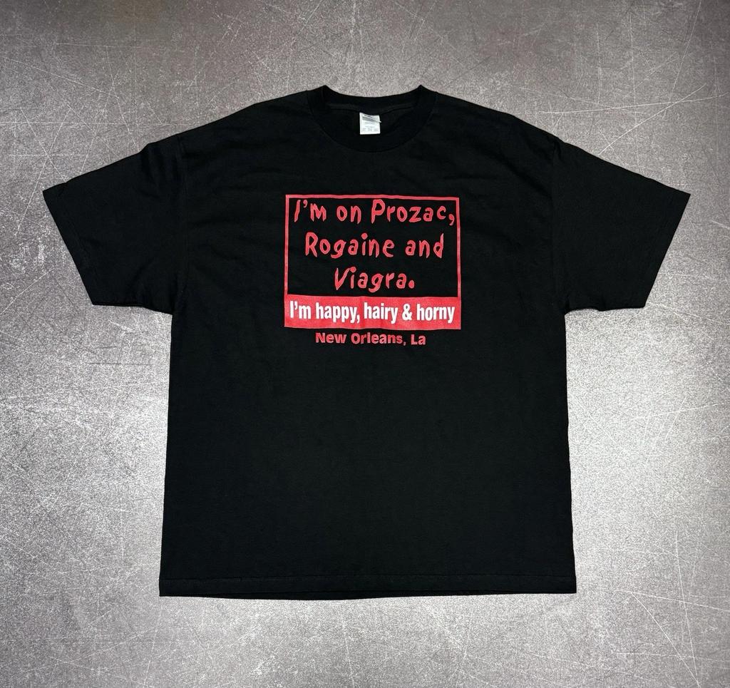 Prozac Vintage T Shirt I’m on Prozac Rogaine and Viagra