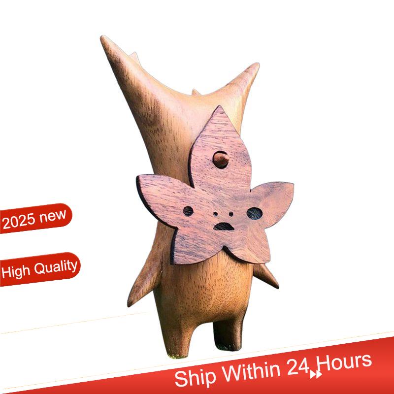 

HOT Korogu Family Wooden Grain Crafts Decoration New Funny Expression Resin Material Carving Home Decor Easy To Use -C~Jul.
