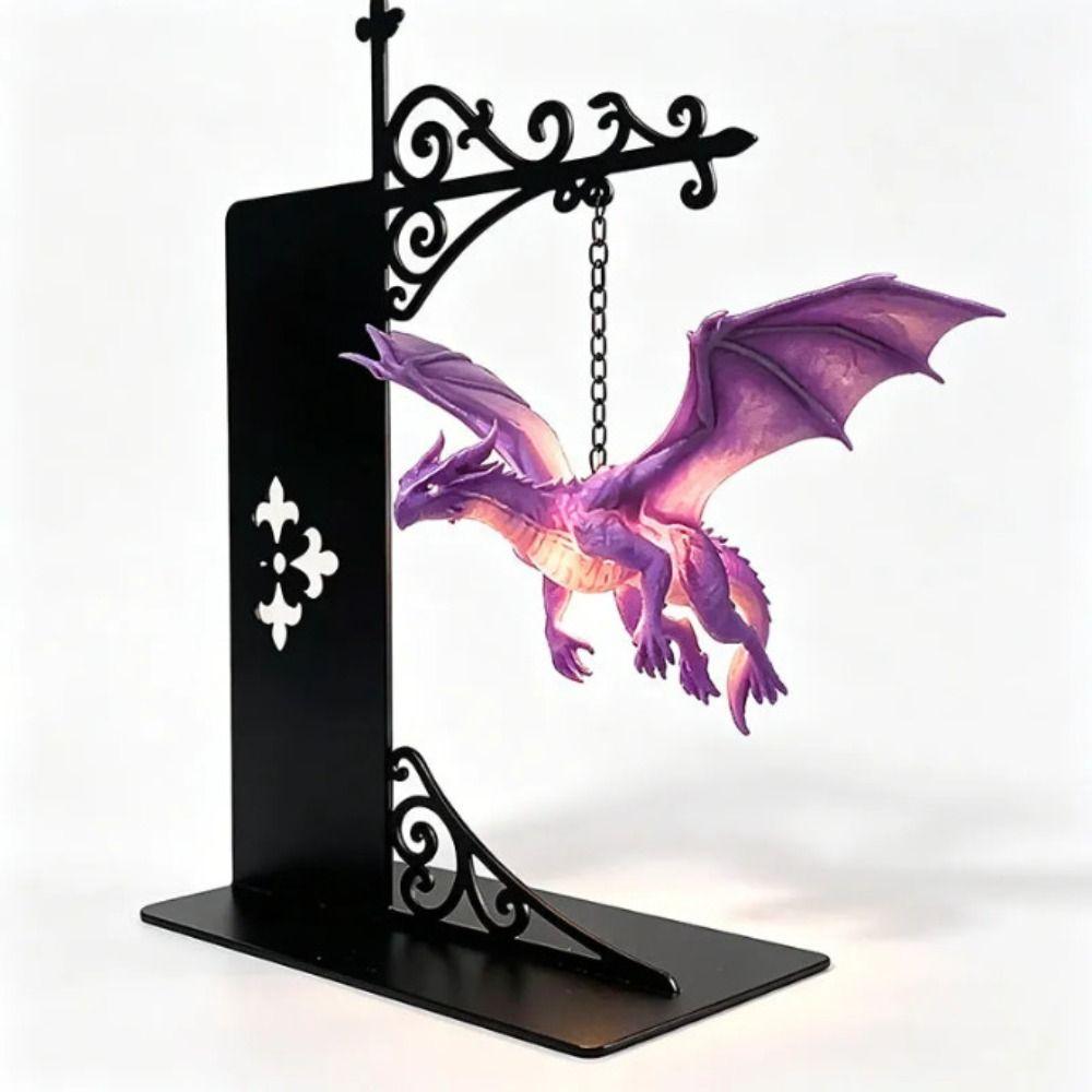 Vintage Bookshelf Lantern Light Purple Bookshelf Ghost Light Dragon Bookshelf Lamp Reading