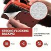 10 Stück 93 x 185 mm Schleifblätter 8 Löcher Klett Rechteckschleifer Sortiert zum Polieren Schleifen Metall