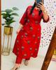 Women Designer Kurta Pant Cord Set Indian Bollywood Top Tunic Pure Cotton Kurti