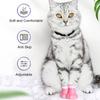 4Stk/Set Haustier Hund Katze Fußschutz Schuhe Rutschfest Katzenschuh Gummistiefel für Rutschfestigkeit Kratzschutz Hunde Katzen Fußschutz
