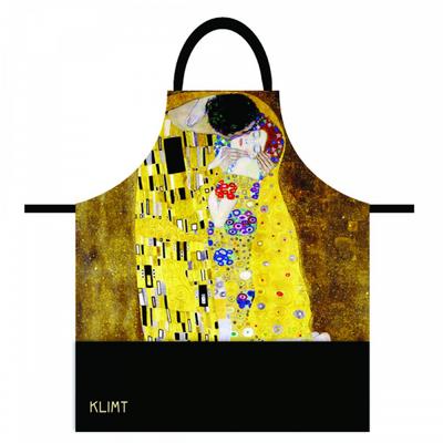 [R2002] - Fartuch bawełniany „Gustav Klimt” (Pocałunek) - 78x68 cm