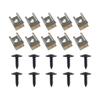 20PCS Screws & Clips Bolt-On Hook And Loop Fastener For Golf For Passat Metal