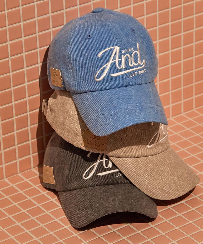 AND GOLF Pigment Ball Cap Dark Gray