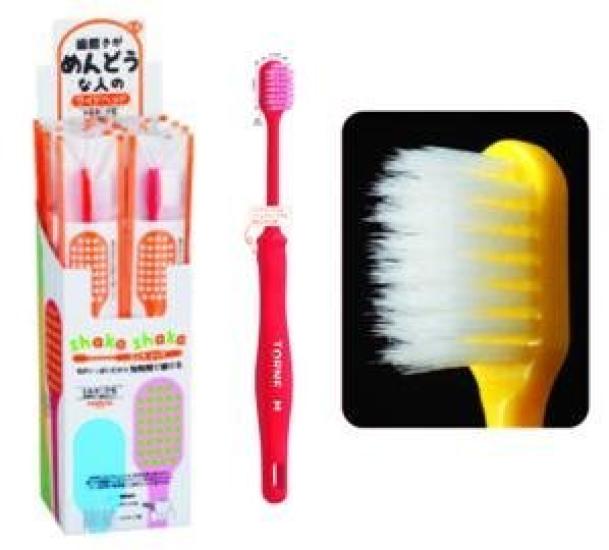 

Shaka shaka TORNE shaka флокированная зубная щетка типа «торнадо» для стоматологической клиники 12 штук ~shaka TORNE~ Двухэтапное использование,