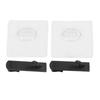 Toilet Storage Shelves Iron Wall Mounted 2 Layers Foldable Grid Home Decoration with Hooks for Bathroom