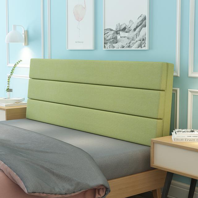 Husă modernă, moale, de culoare solidă, pernă din burete, detașabilă, lavabilă, în talie, pernă, husă pentru capul de pat