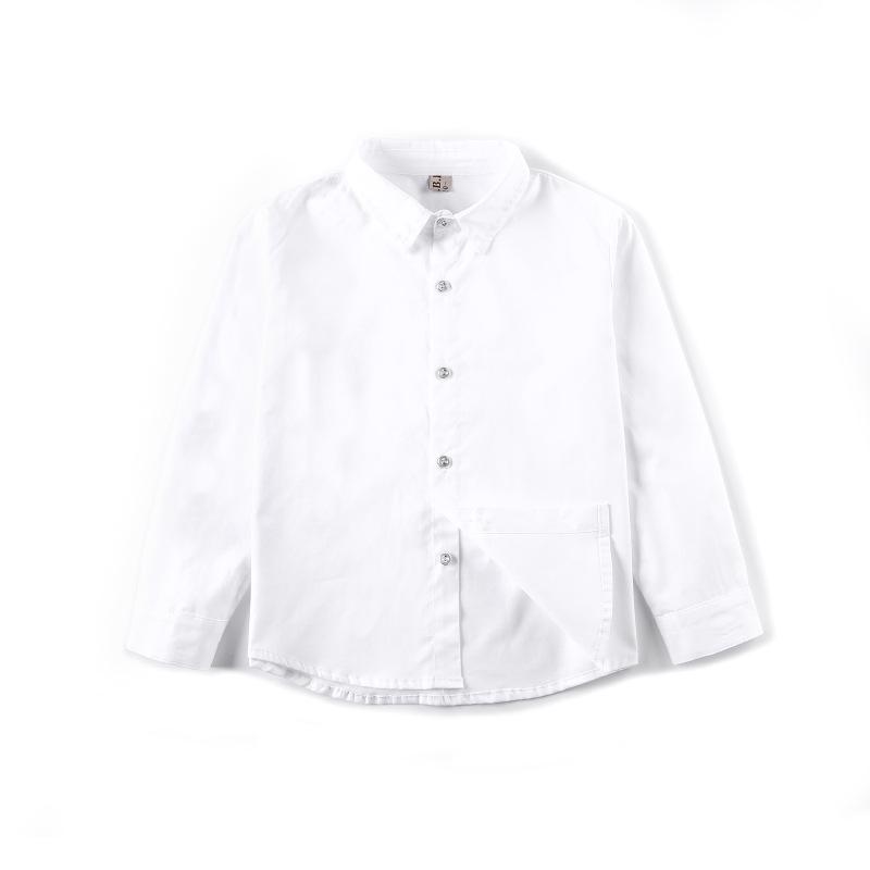 

Boys Plus Size White Long Sleeve Fleece-Lined School Shirt 160 cm