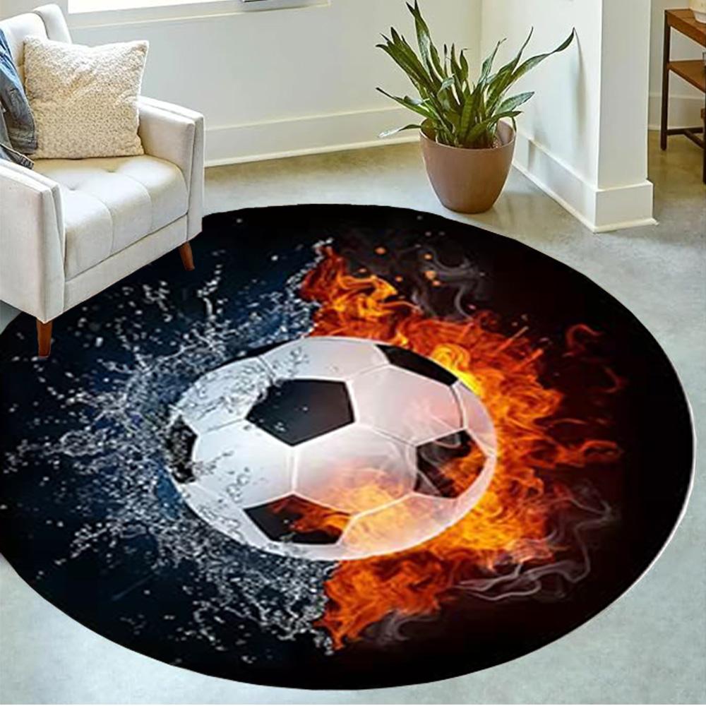 1 stuks Voetbal vloerkleed huis tapijt antislip ontwerp voor kantoor decoratie cadeau woonkamer slaapkamer