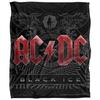 AC/DC Black Ice Silky Supersoft Blanket
