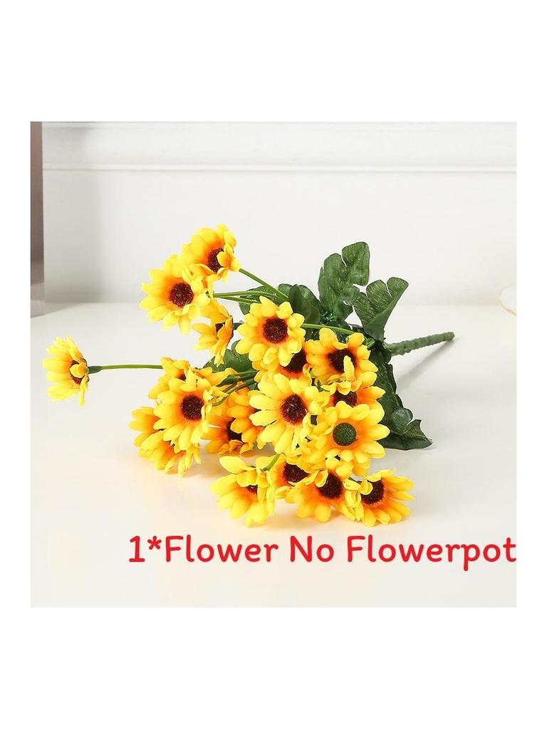 Sunflower Artificial Flower Bouquet Ornament For Wedding Decor And Display Home