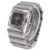 Omega Constellation Carree Watches 1528.46 Cal.1376 blackDial Stainless Steel/diamond Quartz Analog Display Women Used
