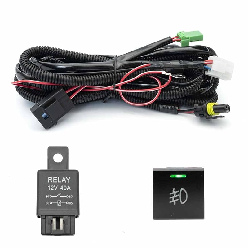 H11 H8 880 881 Разъем Проводки Проводной Соединитель Розетки Противотуманной Фары Для 2005- Toyota Tundra Tacoma 4Runner RAV 4 Prius Для Scio N Для Lexus С Реле 40А White H10XS 2222