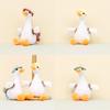 Cute White Goose Plush Toy Keychain Cartoon Duck Doll Backpack Accessory