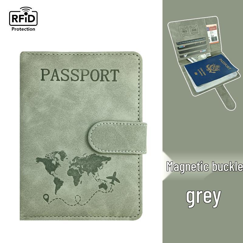 

Заграничный держатель для паспорта и билетов из ПУ кожи с местом для хранения проездных документов