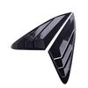 For For KIA Optima K5 2020-2025 Car Rear Louver Window Side Shutter Cover Trim Sticker Vent Scoop ABS Carbon Fiber Accessories