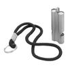 Pure Titanium Whistle with Lanyard Outdoor Survival Whistle High Decibel Whistle Emergency