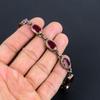 Ruby Gemstone Handmade Copper Electroformed Jewelry Amazing Lab-Created Bracelet For Women