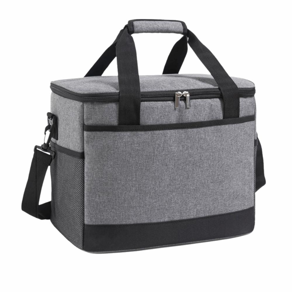 Oxford Cloth Thermal Cooler Bag Foldable Grocery Bag Durable Picnic Cooler Tote  For Shopping
