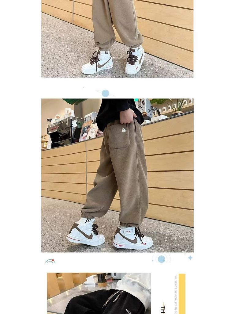 Big Boy Trendy Frühlings-Sweathose 2025 - Sportliche, locker sitzende Mode für Jungen