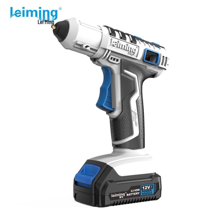 

Leiming 12V Cordless Rechargeable Hot Melt Glue Gun CN plug (adapter included)