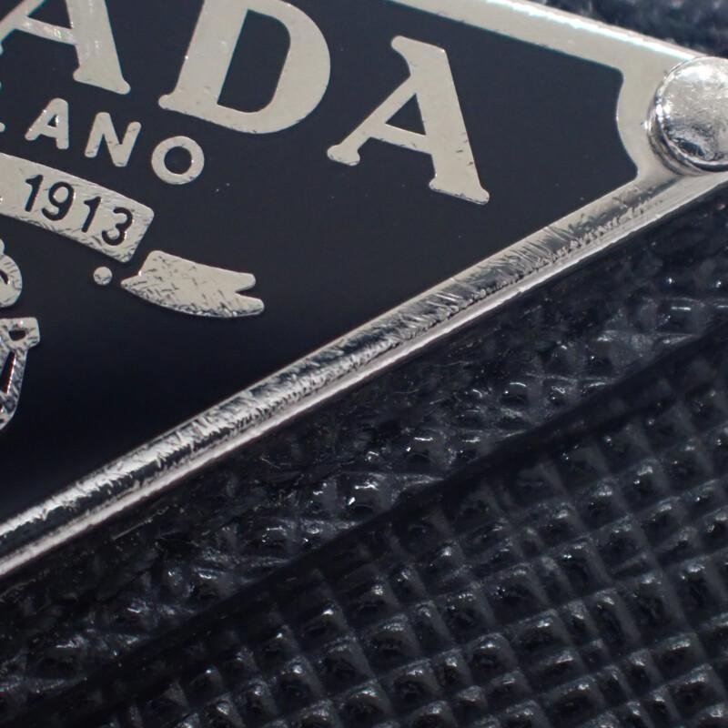 Prada 1NR015 2WAY Bag Black Safiano Women