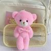 13cm New Cute Stuffed Bear Doll Colorful Tie-dye Plush Teddy Bear Animal Plush Bag Pendent Keychain Ornaments Girl Birthday Gift