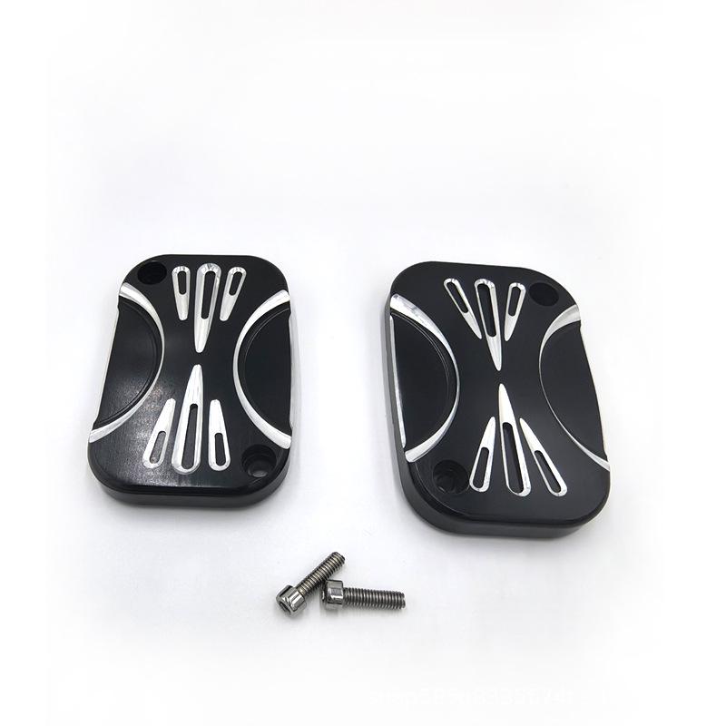 CNC Motorcycle Accessories for Harley Road King: Front Brake & Oil Pump Covers