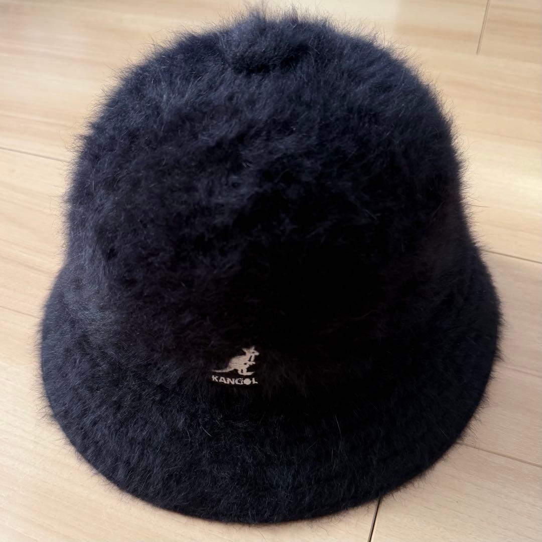 Used [KANGOL] Bucket hat black