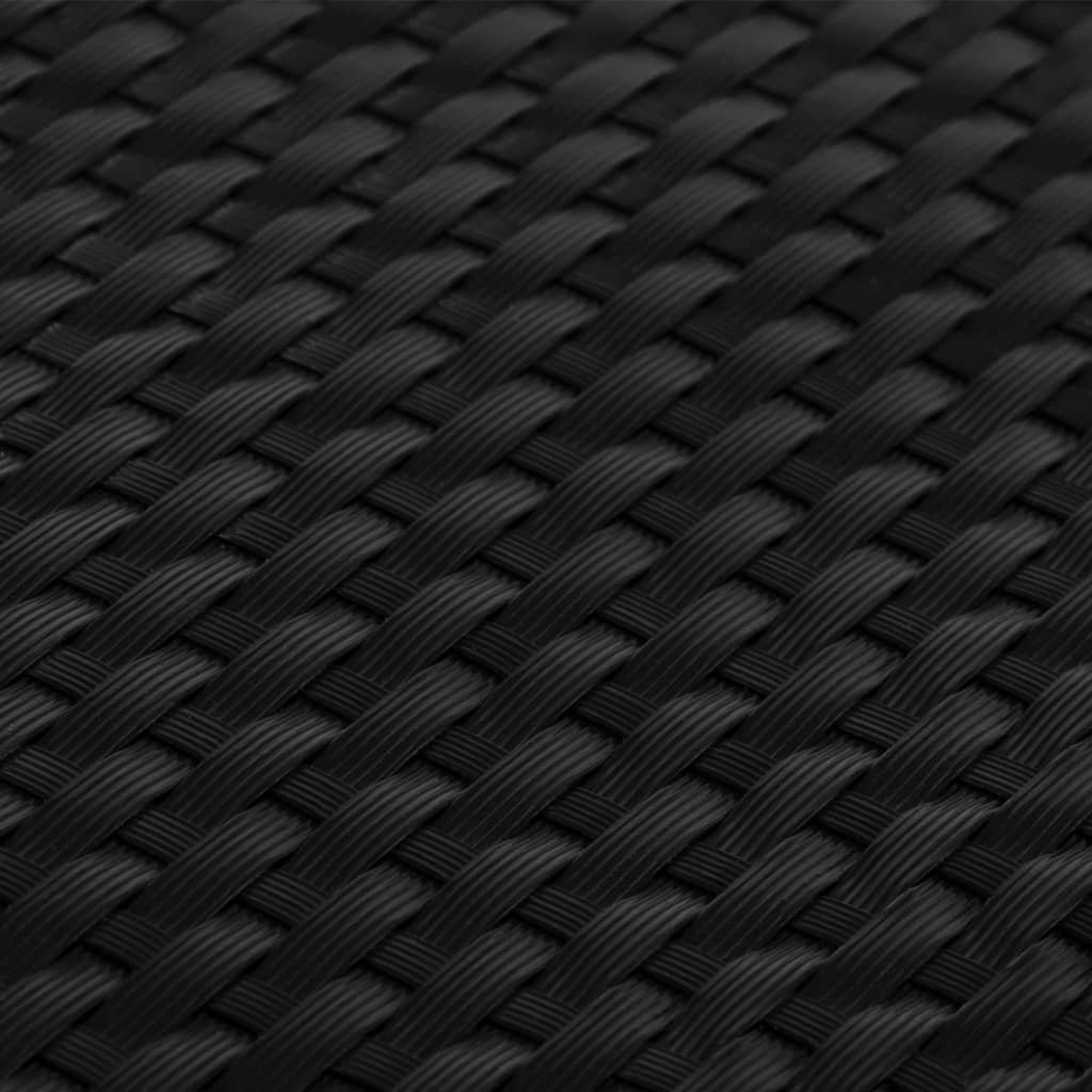 Balcony Screen, Black, 300X100 Cm, Poly Rattan