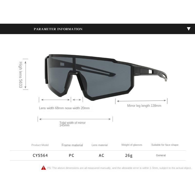 4PCS New Outdoor Cycling Sunglasses Windproof Sports Skiing Mountain Climbing Protective UV Protection Goggles Unisex  Acce