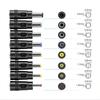 DC5.5 Power Plug Adapter Set: 8-Piece Universal Router, Modem, and Laptop Converter