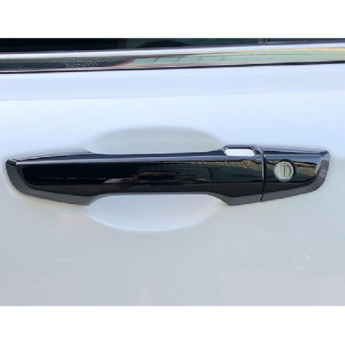 For Honda CR-V CRV 2017- Bright Black Exterior Door Handles Bowl Cover Trim